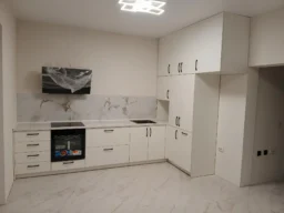 Crystal light kitchen front view