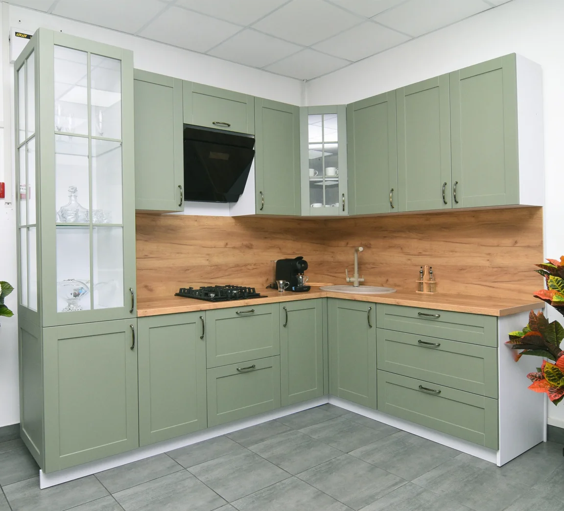 Olive fresh kitchen front view