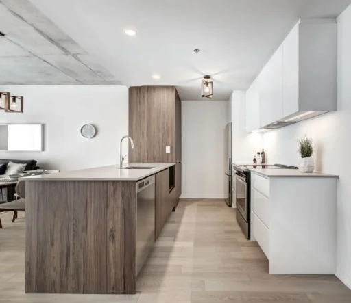 Scandi chic kitchen detail