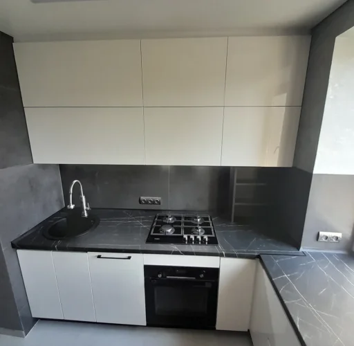 Silent modern kitchen detail