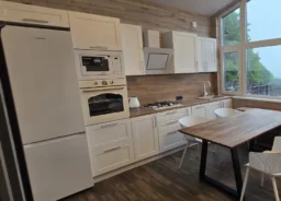 Warm scandinavian style kitchen detail