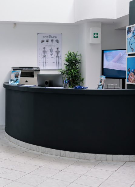 Medical reception desk
