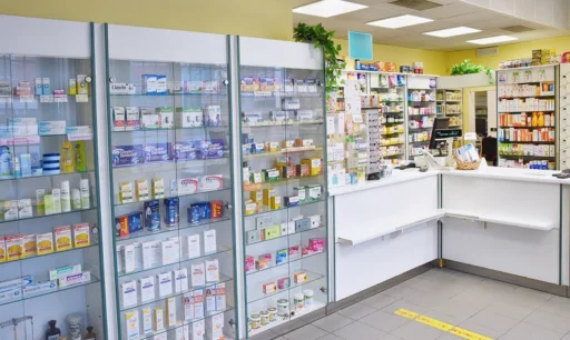 Pharmacy interior